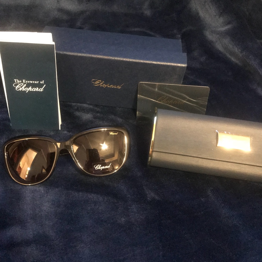 Chopard Flower Embellished Sunglasses